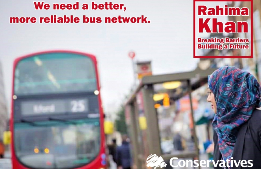 Rahima Khan awaiting a bus