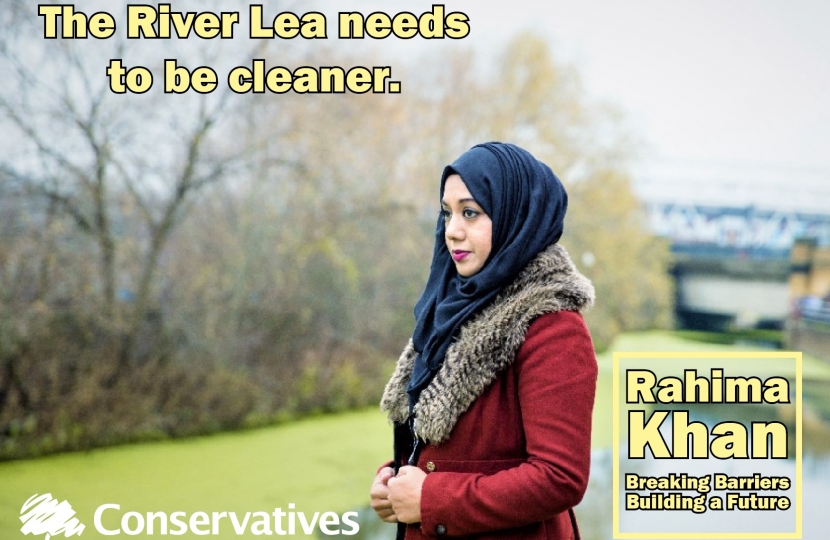 Rahima Khan by the River Lea