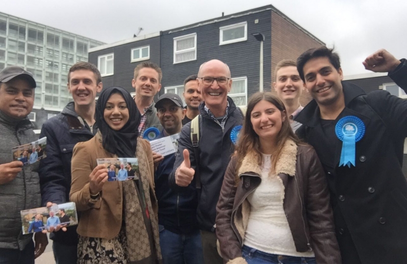 A team of Conservative activists campaigning for Newham 2018