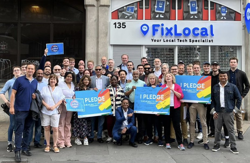 East London Young Conservatives supported the launch of the City and East campaign in 2023