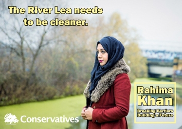 Rahima Khan by the River Lea