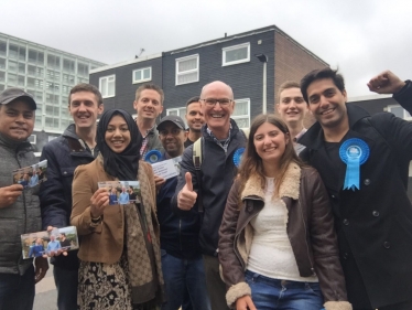 A team of Conservative activists campaigning for Newham 2018